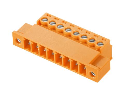1970990000 TERMINAL BLOCK, PLUGGABLE, 9POS, 16AWG WEIDMULLER