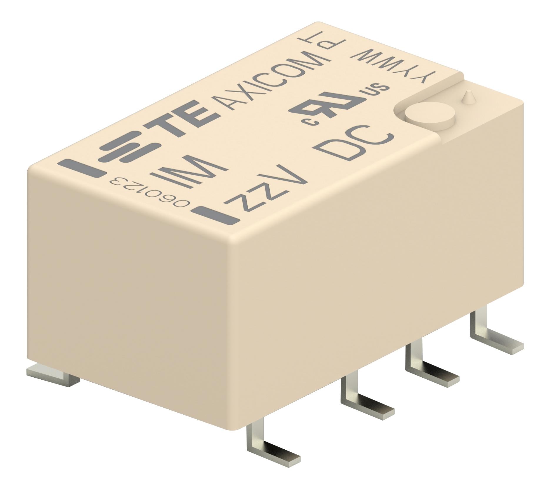 IM02CGR SIGNAL RELAY, DPDT, 2A, 250VAC, SMD AXICOM - TE CONNECTIVITY