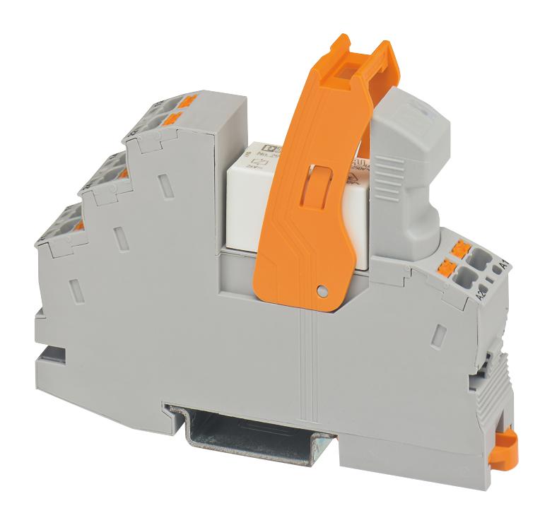 2909884 RELAY MODULE, SPST-NO, 6A, 24V, DIN RAIL PHOENIX CONTACT
