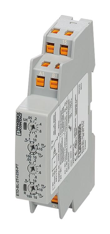 2907714 TIMER RELAY, ON-DELAY & ON-PULSE, 100H PHOENIX CONTACT