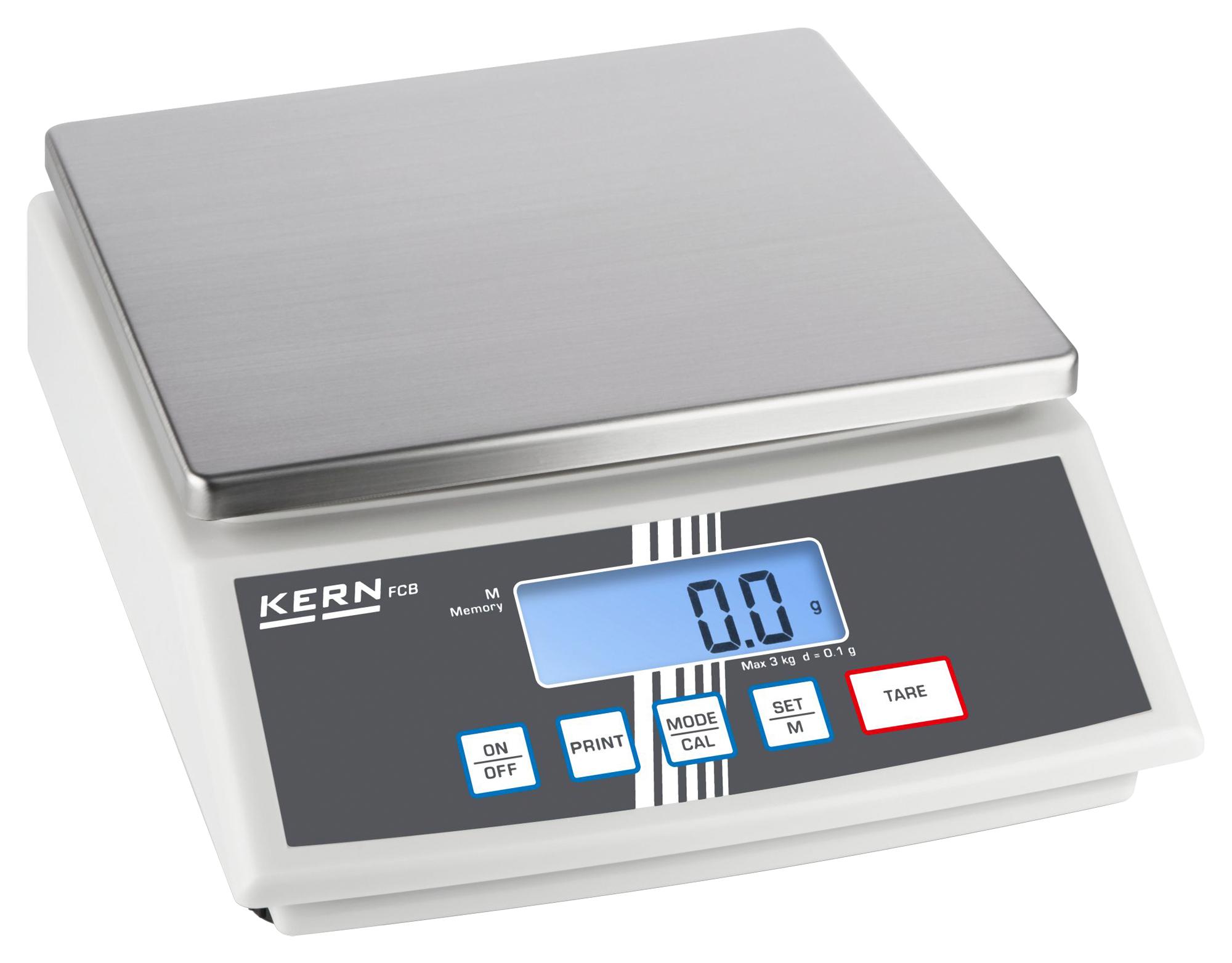 FCB 6K0.5 WEIGHING, BENCH SCALE, 6KG KERN