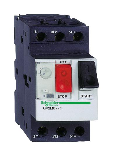 GV2ME03 THERMAL MAG CKT BREAKER, 3P, 0.4A, 690V SCHNEIDER ELECTRIC