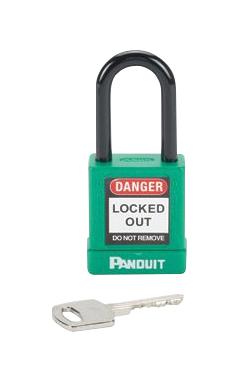 PSL-8GR PADLOCK, ALUMINIUM, GREEN, 40MM PANDUIT
