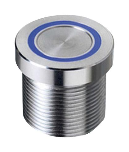 PBAR1AFB000A0BX VANDAL RESISTANT SW, SPST, 0.2A, 6V, BLU APEM