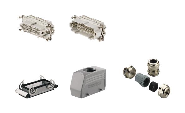 HDC-KIT-HE 16.121 M HDC KIT, 16POS, SIZE 6, M25, SCREW WEIDMULLER