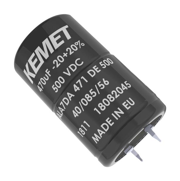 ALA7DE471DD450 CAP, ALU ELEC, 470UF, 450V, SNAP-IN KEMET
