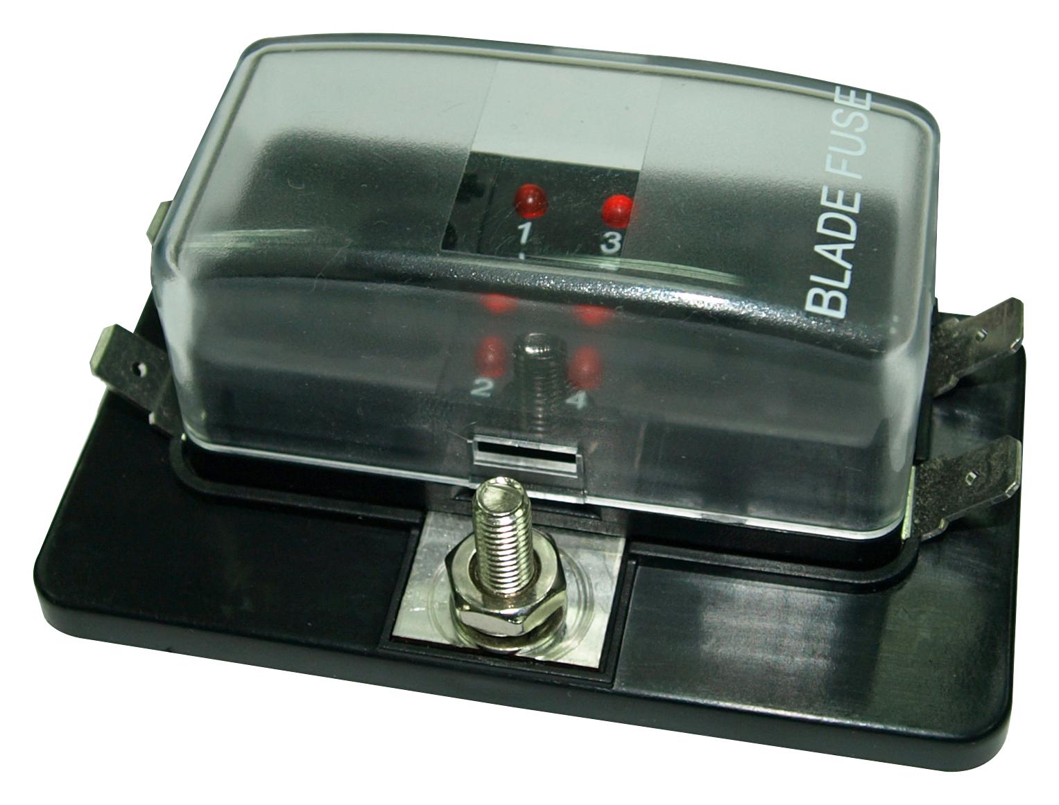 MC002799 FUSE HOLDER, STD BLADE, 100A, 32VDC, QC MULTICOMP PRO