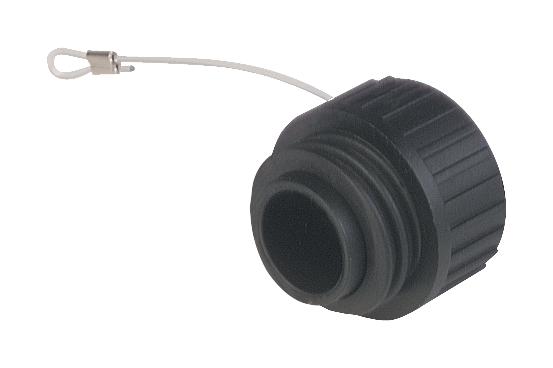 CA 00 SD 3 PROTECTION CAP, NYLON GF, BLACK HIRSCHMANN