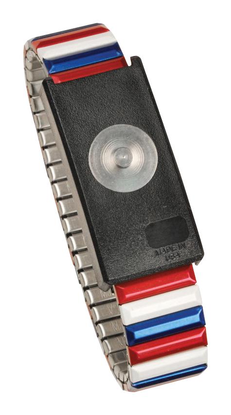 09201 WRIST BAND, ADJUSTABLE, RED/WHITE/BLUE SCS