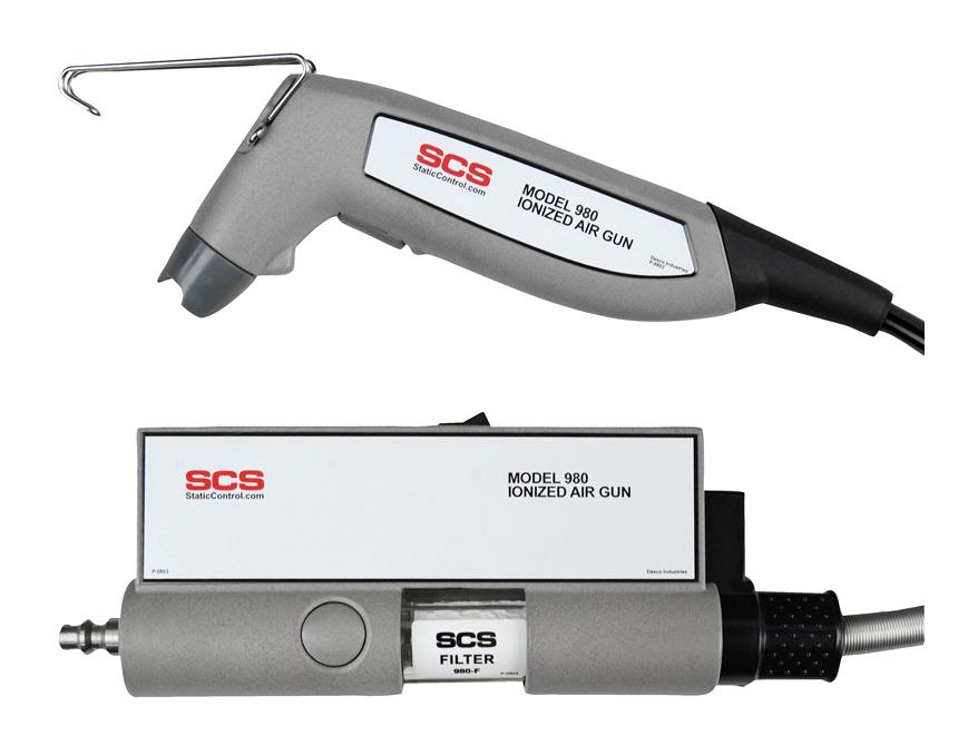 980E IONIZING AIR GUN, BENCHTOP, 130VAC SCS