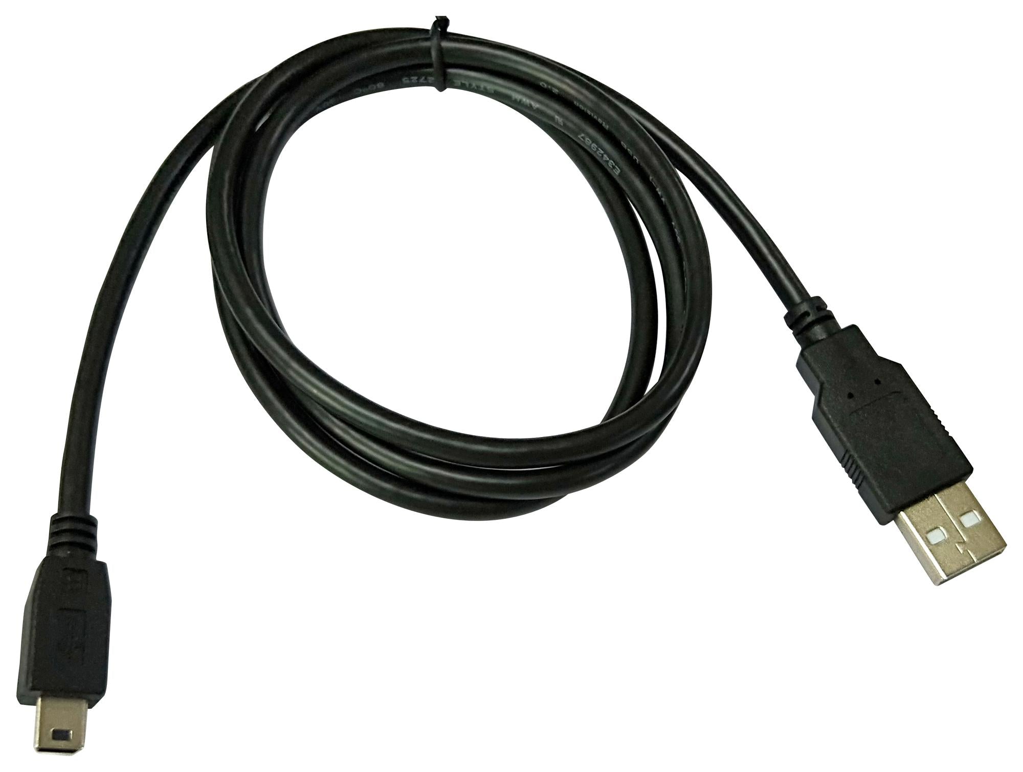MC002737 USB CABLE, 2.0 PLUG A-MINI B, 3.3FT, BLK MULTICOMP