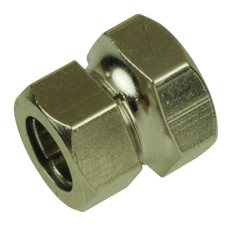 1701 PANEL NUT, NICKEL PLATED BRASS, 3/8-32 KEYSTONE