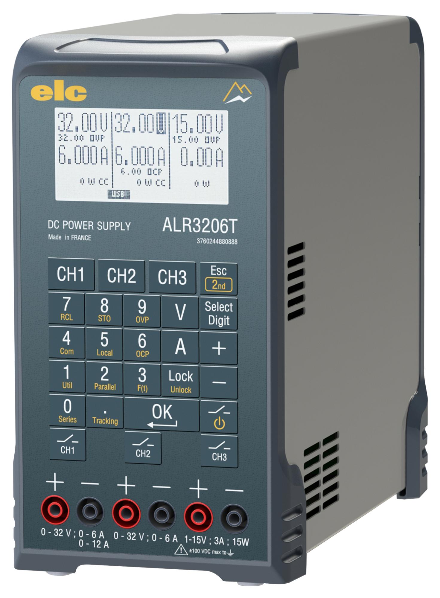 ALR3206T PROG POWER SUPPLY, 3 O/P, 64V, 6A, 400W ELC