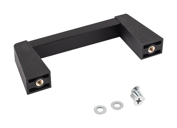 1427NBB HANDLE, ALUM/NYLON, BLACK, ENCLOSURE HAMMOND