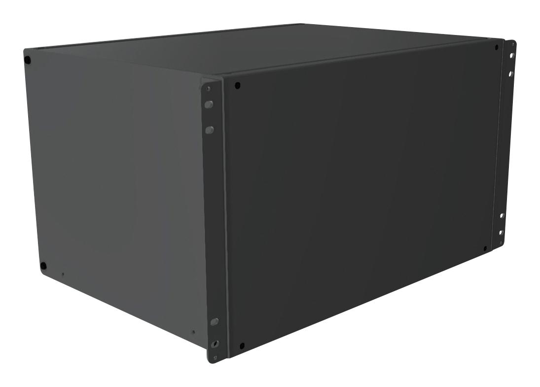 RMCS191013BK1 RACK MOUNT CABINET, 6U, ALUM, BLACK HAMMOND