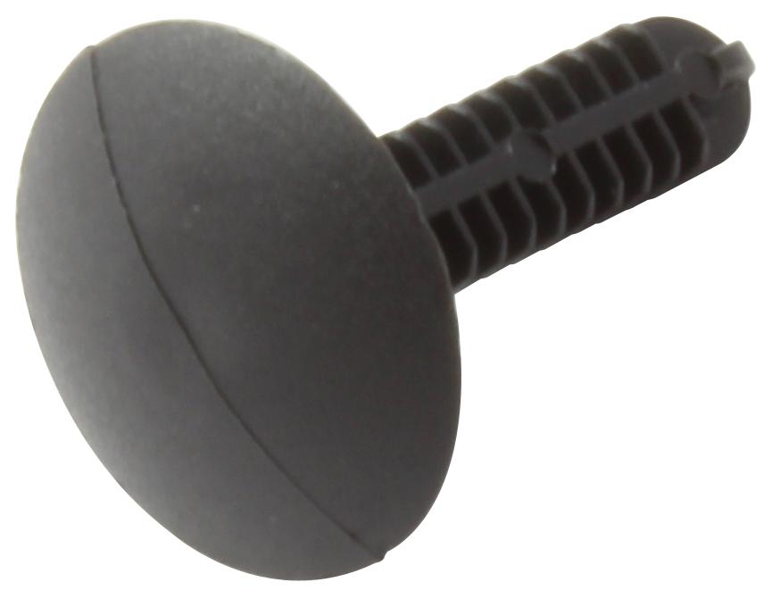 RBF-4-15-12 BARBED RIVET, NYLON 6.6, 12MM, BLACK ESSENTRA COMPONENTS
