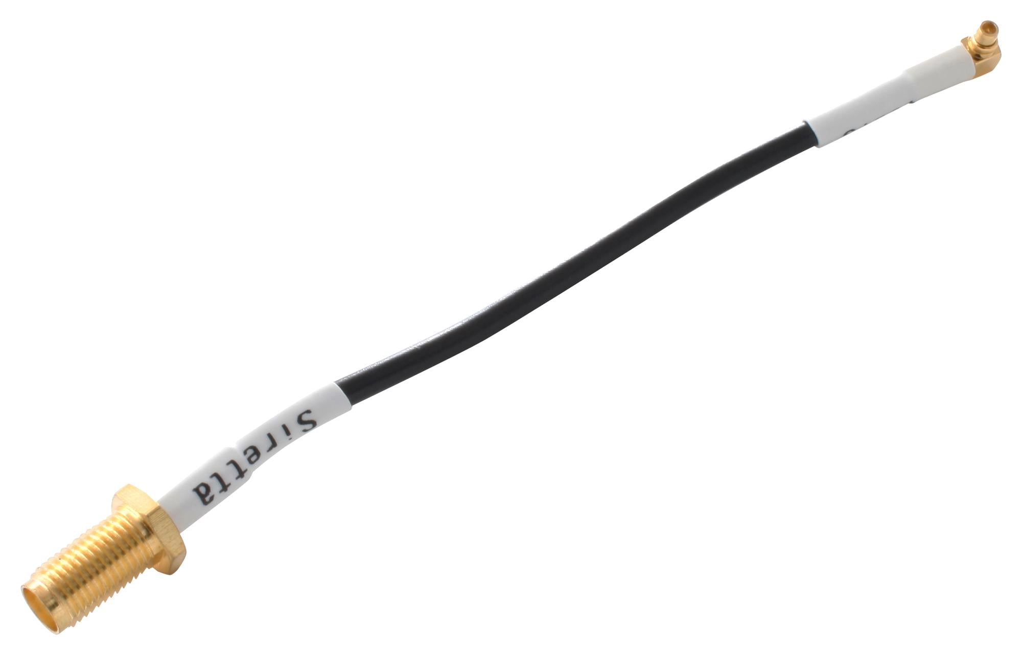 ASMK010X174S11 RF CABLE, MMCX PLUG-SMA SOCKET, 100MM SIRETTA