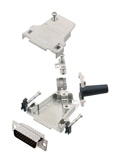 L17D45ZF15-RG+L717HDA26P HD-D SUB CONNECTOR, PLUG, 26POS, SOLDER AMPHENOL ICC