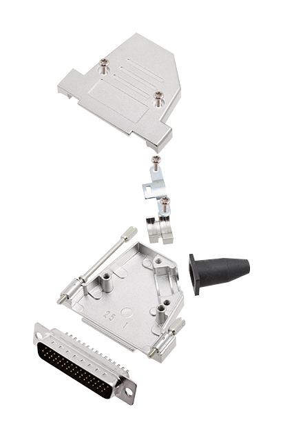 L17DTSL25-RG-LJS-S+L717HDB44P HD-D SUB CONNECTOR, PLUG, 44POS, SOLDER AMPHENOL ICC