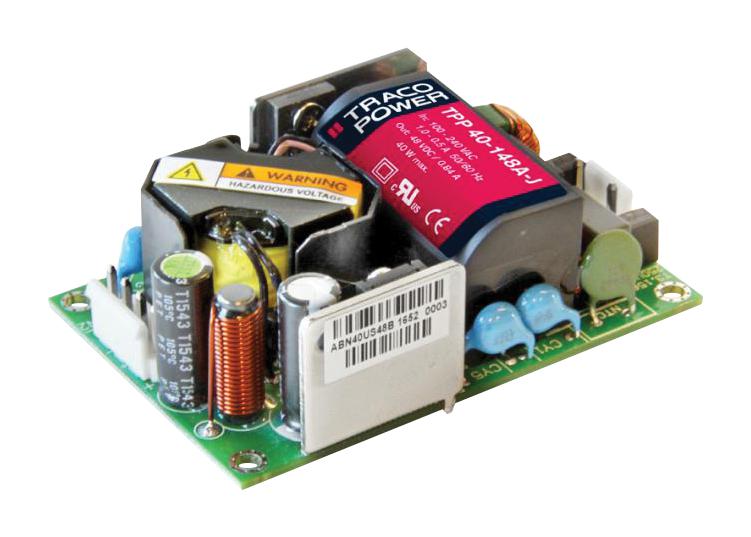 TPP40-112A-J POWER SUPPLY, AC-DC, 12V, 3.34A TRACO POWER