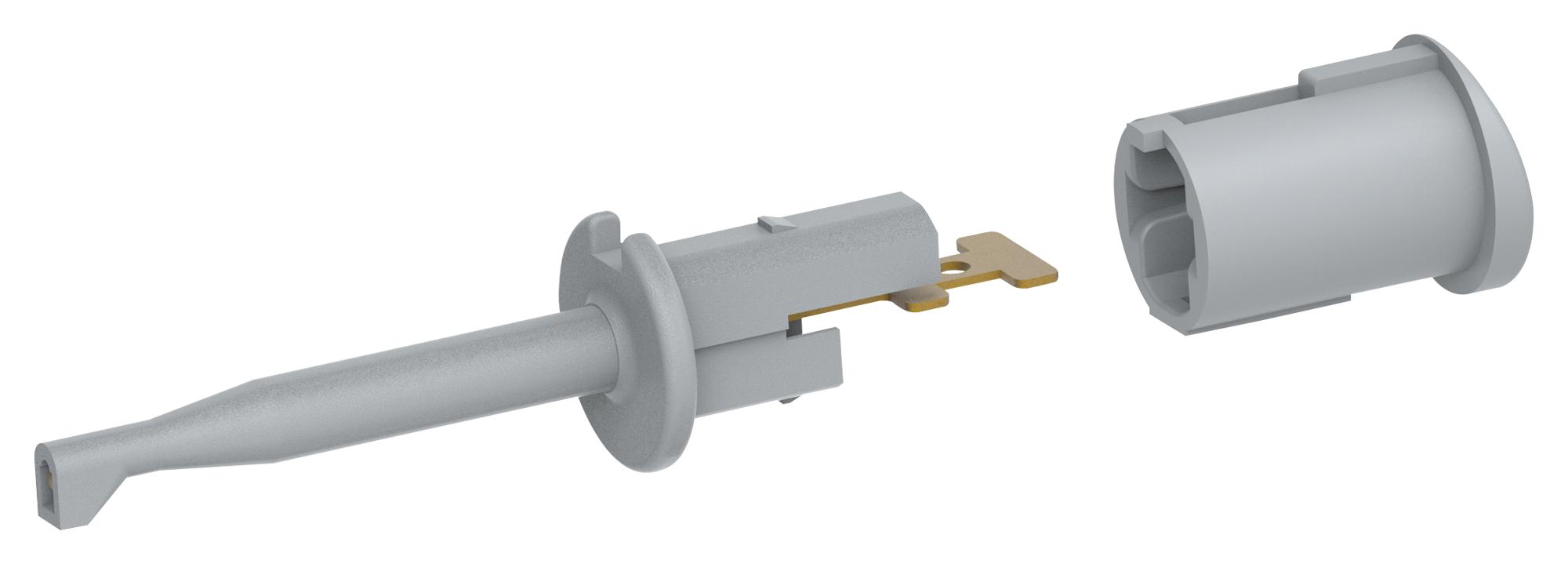 72-14330 TEST PROBE CONN, HOOK, 6A, 70V, GREY TENMA