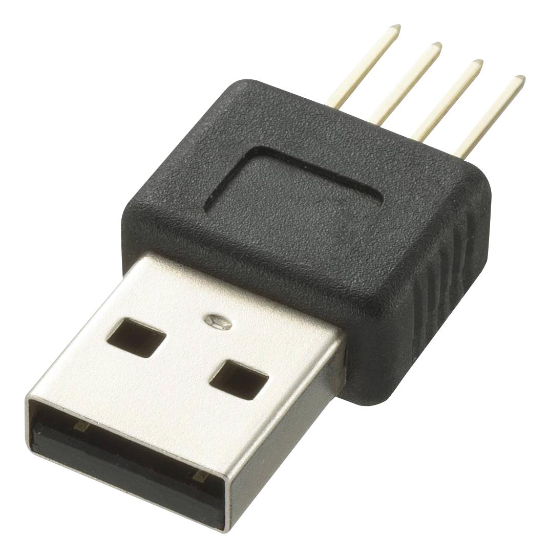 CLB-JL-8134 USB CONNECTOR, TYPE A, PLUG, 4POS, TH CLEVER LITTLE BOX