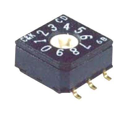 CD08RM0SB ROTARY CODED SWITCH, BCD, 8POS, SMD C&K COMPONENTS