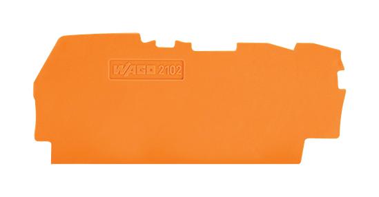 2102-1392 END & INTERMEDIATE PLATE, TERMINAL BLOCK WAGO