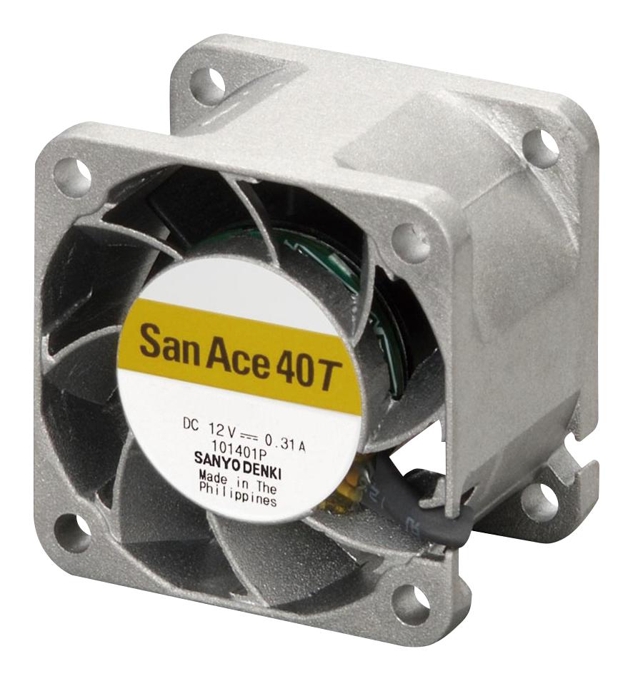 9GT0424P3J001 AXIAL FAN, 40MM, 24VDC, 18.4CFM, 48DBA SANYO DENKI