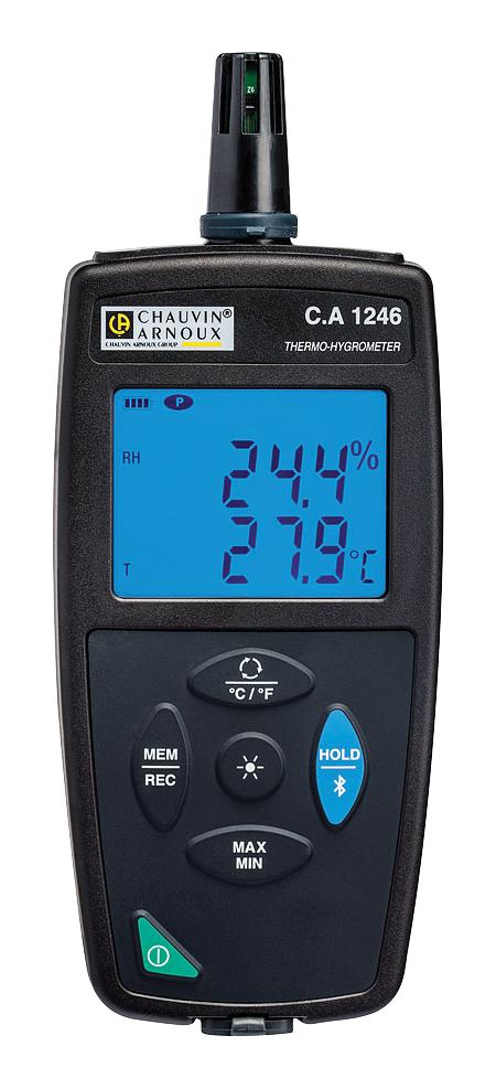 P01654246 LOGGER THERMO-HYGROMETER, 10%-90%RH CHAUVIN ARNOUX