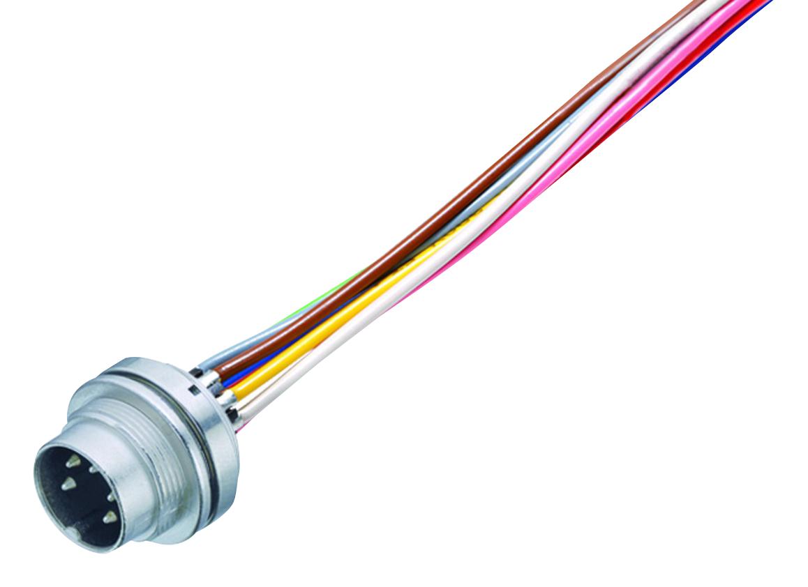 09-0127-702-07 CIRCULAR CONNECTOR, PLUG, 7POS, PANEL BINDER