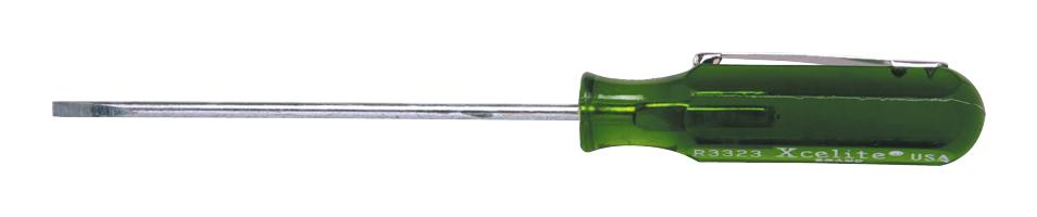 R3323 SLOTTED SCREWDRIVER, 2.38MM X 133MM WELLER XCELITE