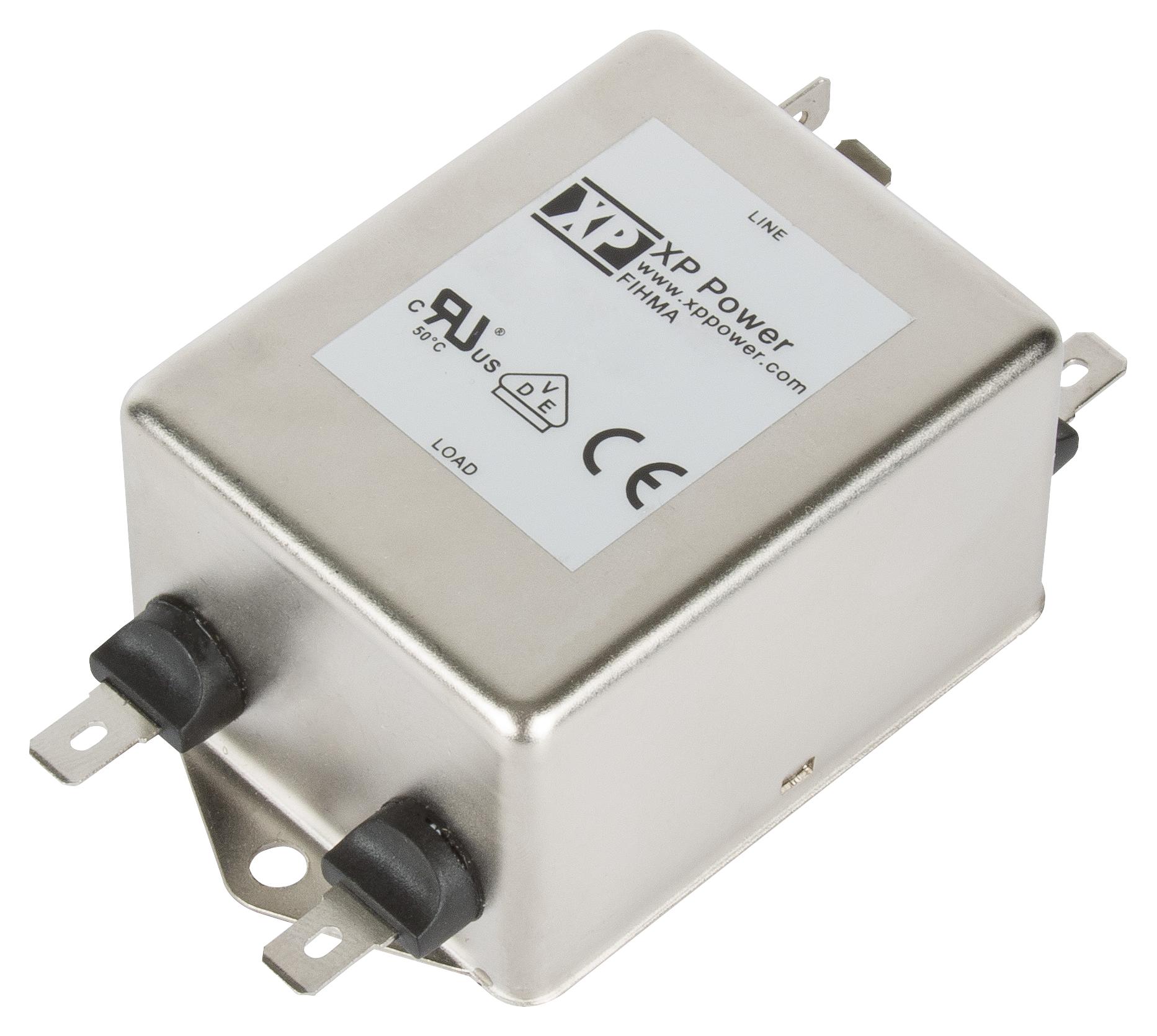 FIHMA15C2F POWER LINE FILTER, MEDICAL, 1.8MH/15A/QC XP POWER