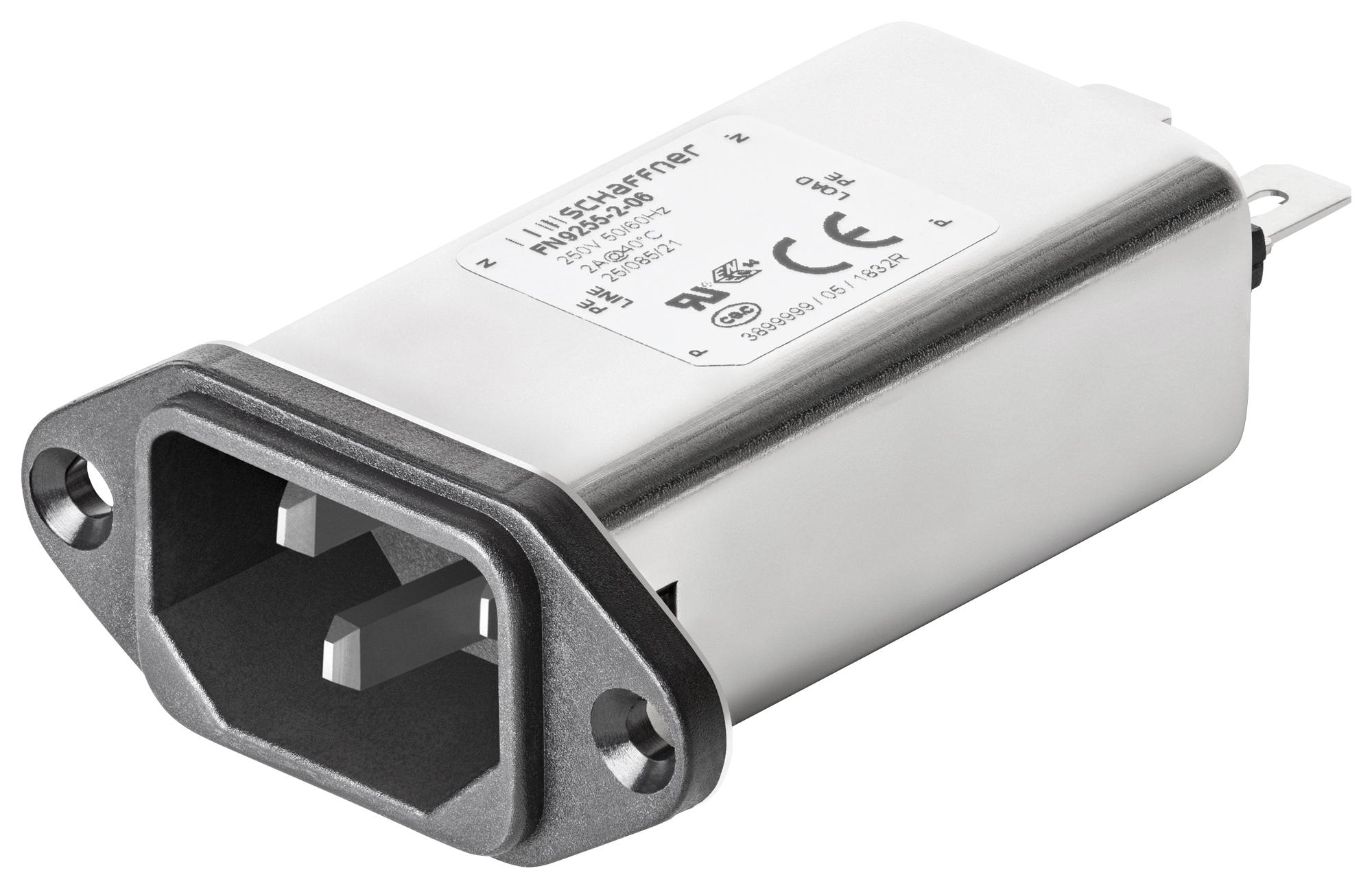 FN9255B-4-06 POWER LINE FILTER, 2.1MH, 4A SCHAFFNER