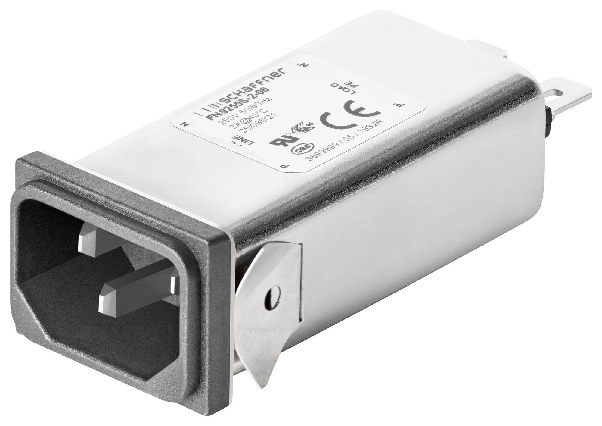 FN9255S-6-06 POWER LINE FILTER, 900UH, 6A SCHAFFNER