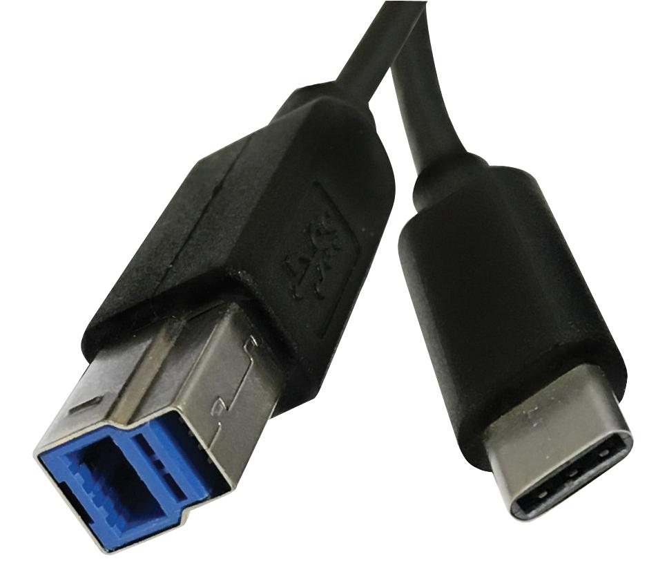 2565-1 USB CABLE, 3.1 C PLUG-3.0 B PLUG, 1M VIDEK