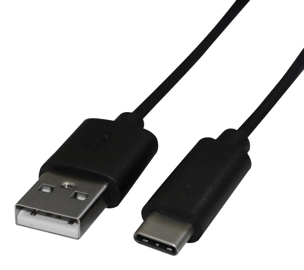 2566-1 USB CABLE, 3.1 C PLUG-2.0 A PLUG, 1M VIDEK