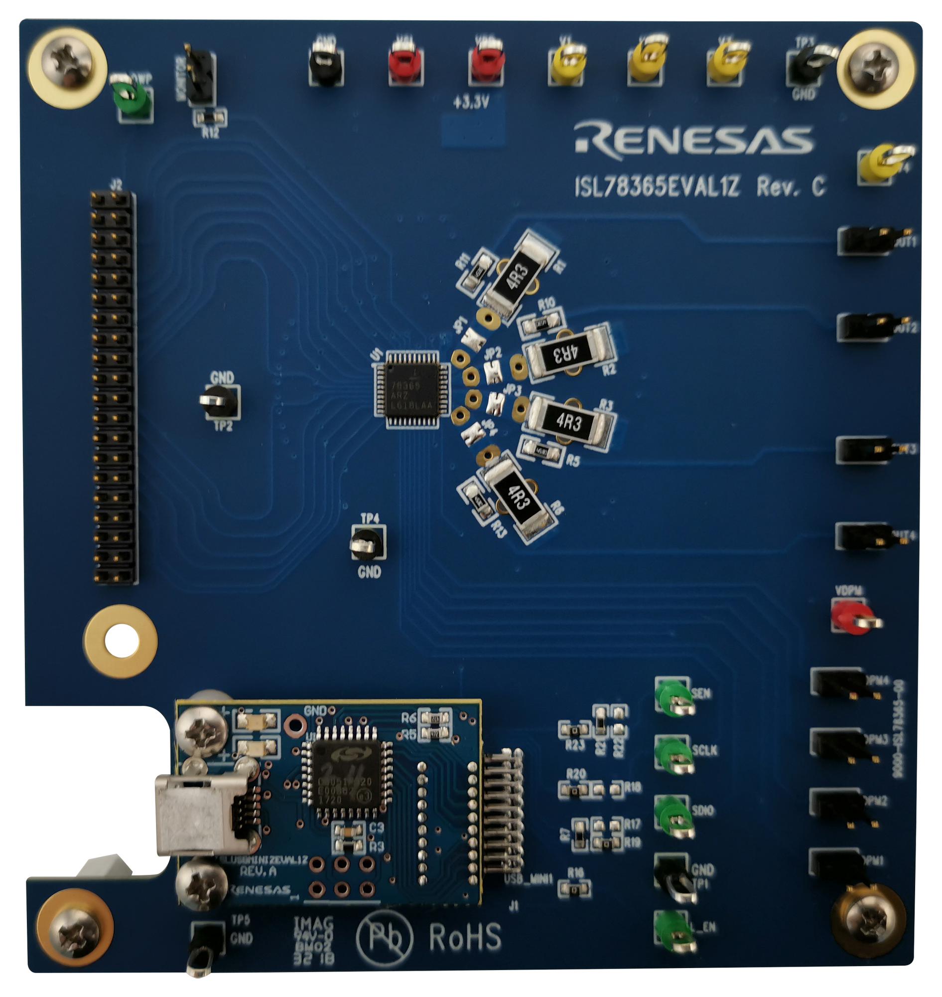 ISL78365EVAL1Z EVAL BOARD, LASER DIODE DRIVER RENESAS