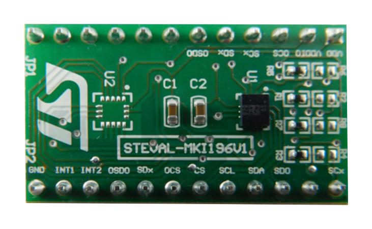 STEVAL-MKI196V1 ADAPTER BOARD, MEMS ADAPTER MOTHERBOARD STMICROELECTRONICS