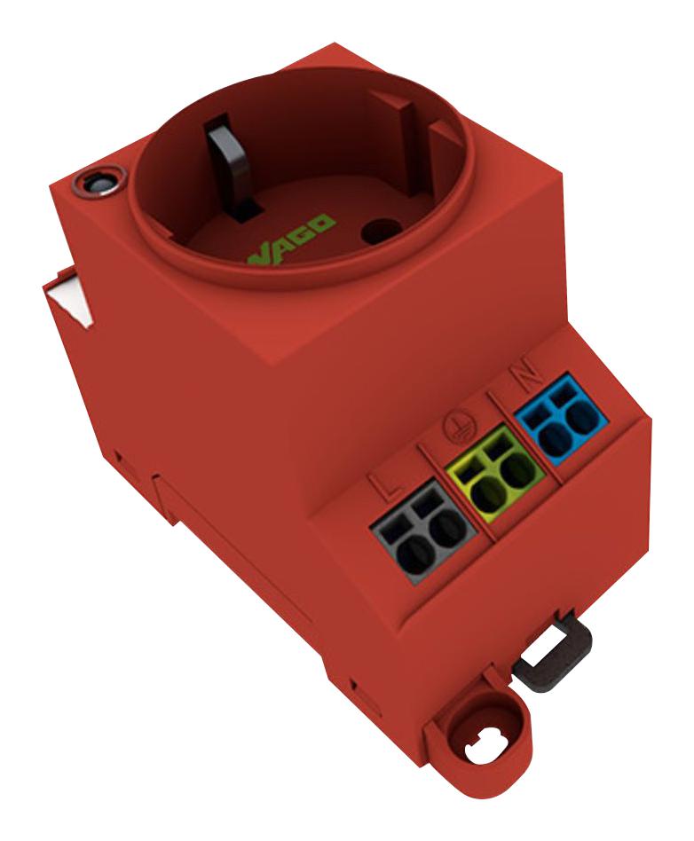 709-583 SWITCHGEAR CABINET OUTLET, 16A, 250VAC WAGO