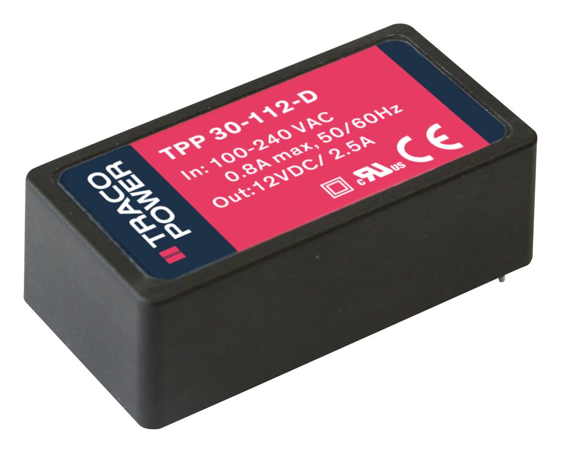 TPP 30-103-D POWER SUPPLY, AC-DC, 3.3V, 6A TRACO POWER
