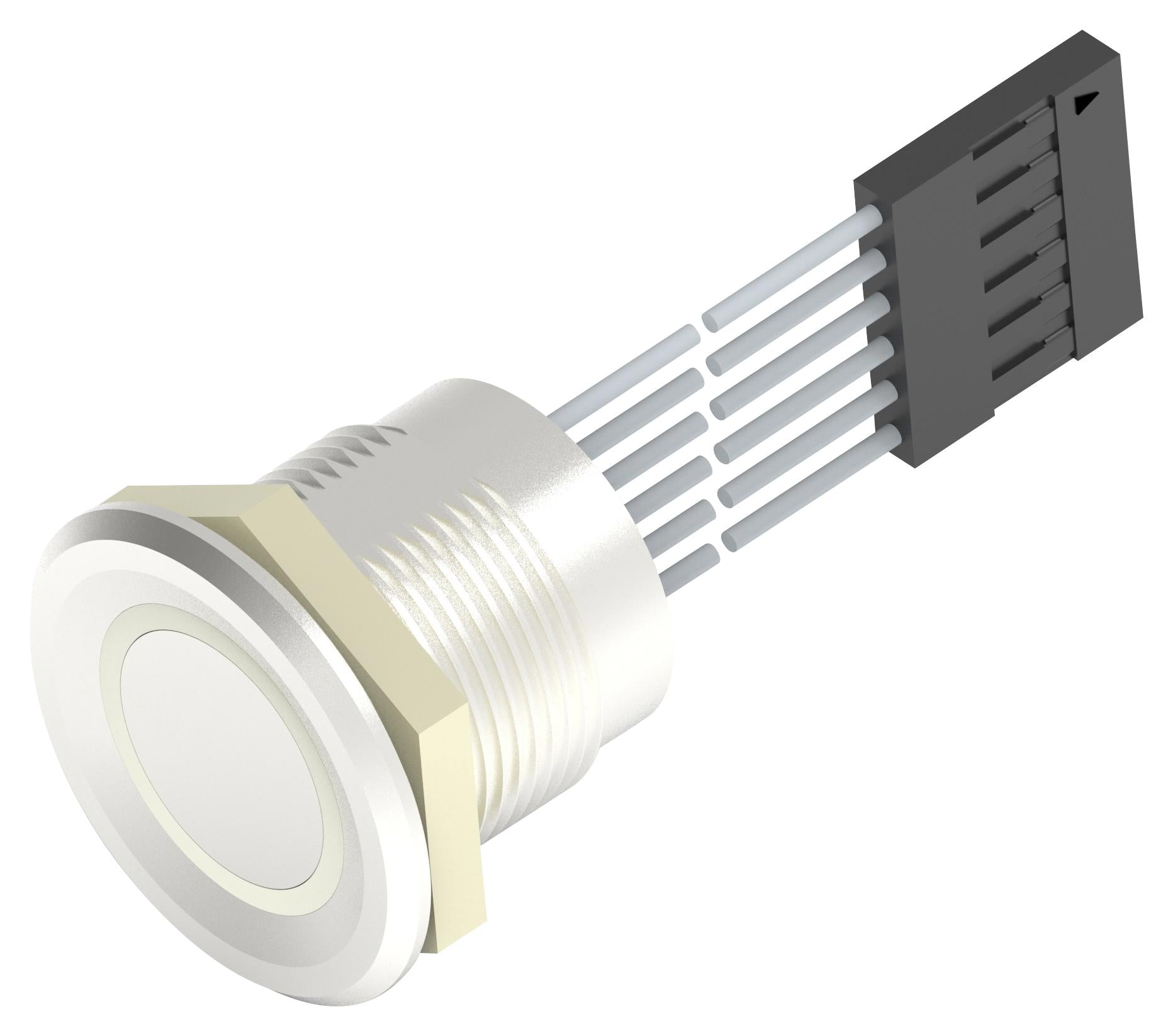 AVP19MAIOCE0DT5A04 VANDAL RESISTANT SW, SPST, 1A, 24V, PANL ALCOSWITCH - TE CONNECTIVITY
