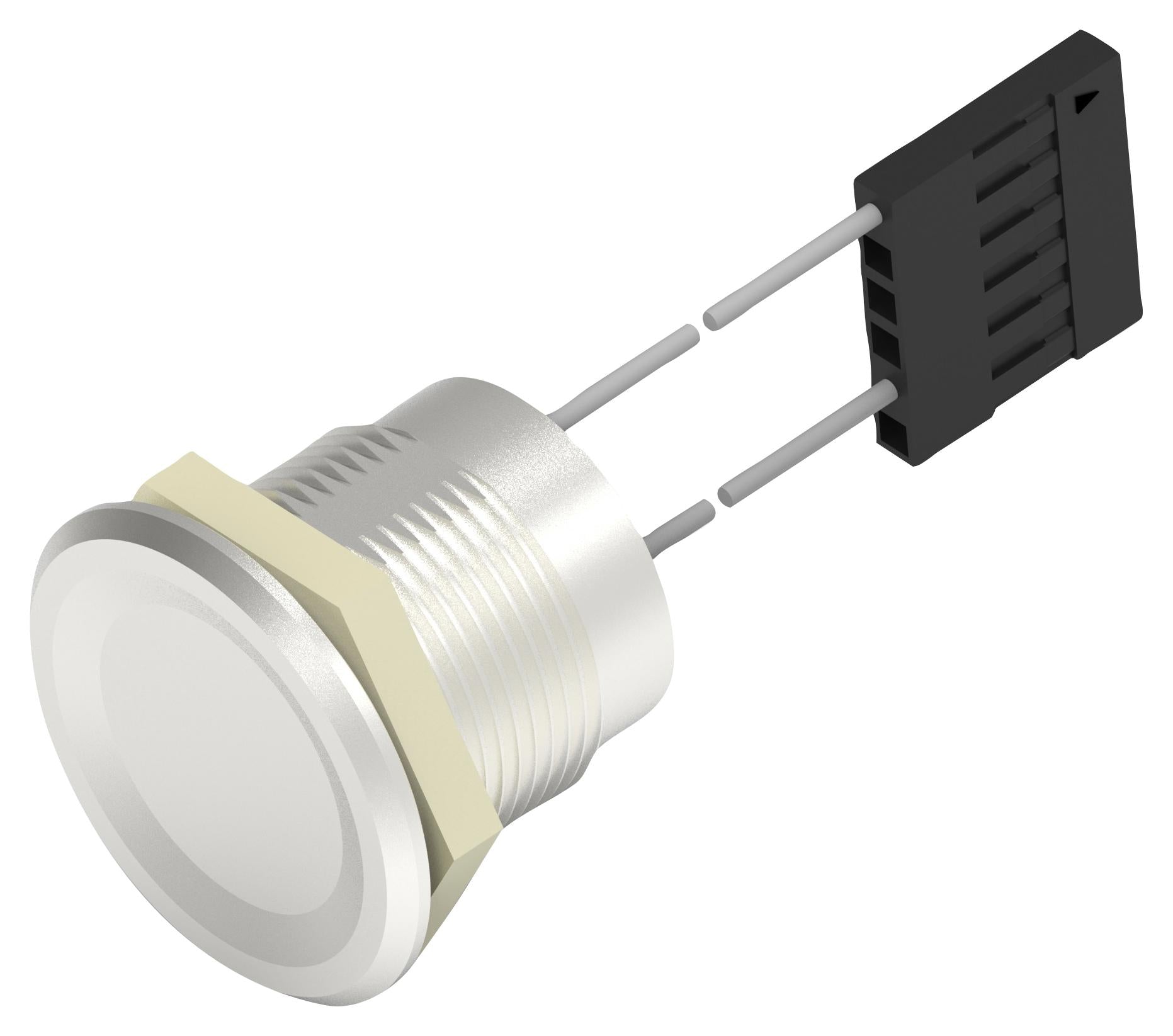 AVP19MAIOC000T5A04 VANDAL RESISTANT SW, SPST, 1A, 24V, PANL ALCOSWITCH - TE CONNECTIVITY