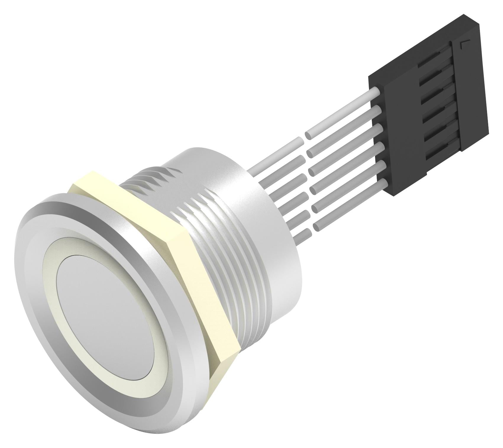 AVP22MAIOCE0DT5A04 VANDAL RESISTANT SW, SPST, 1A, 24V, PANL ALCOSWITCH - TE CONNECTIVITY