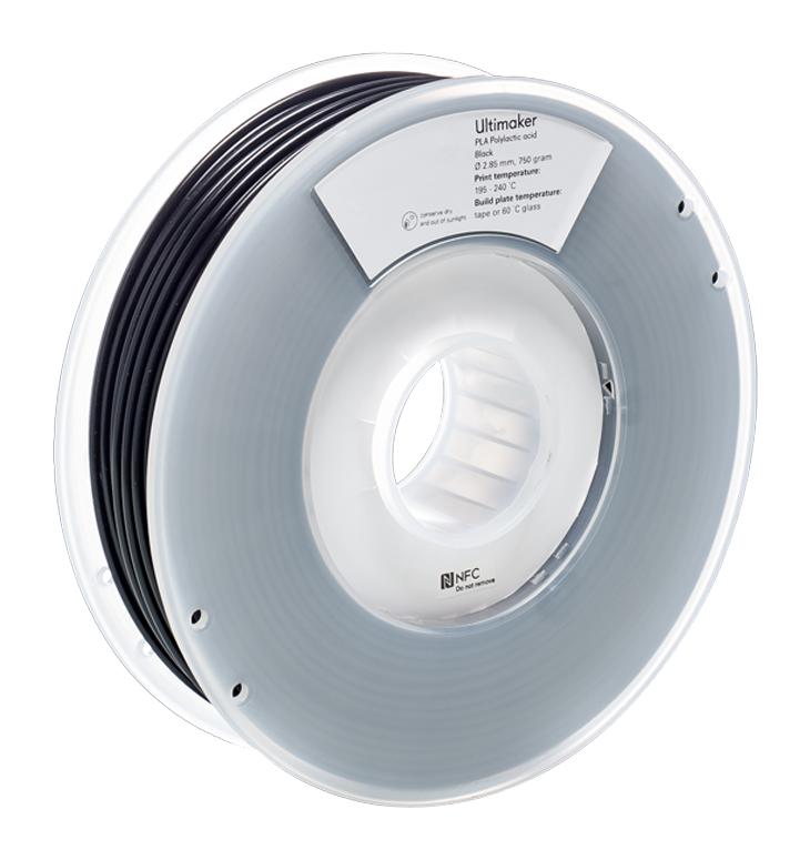 1609 FILAMENT, PLA -BLACK -750G ULTIMAKER