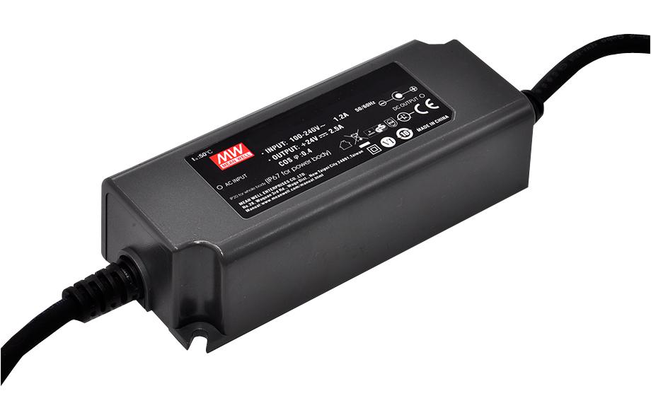 OWA-60E-30 ADAPTER, AC-DC, 30V, 2A MEAN WELL