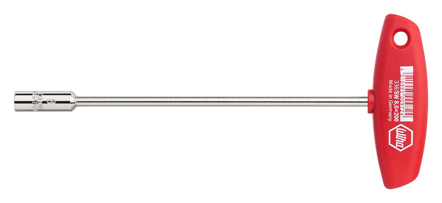 00977 NUT DRIVER, 10MM X 125MM WIHA