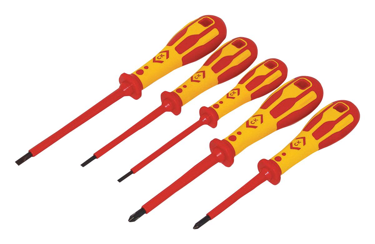 T49182D SCREWDRIVER SET, 5PC CK TOOLS
