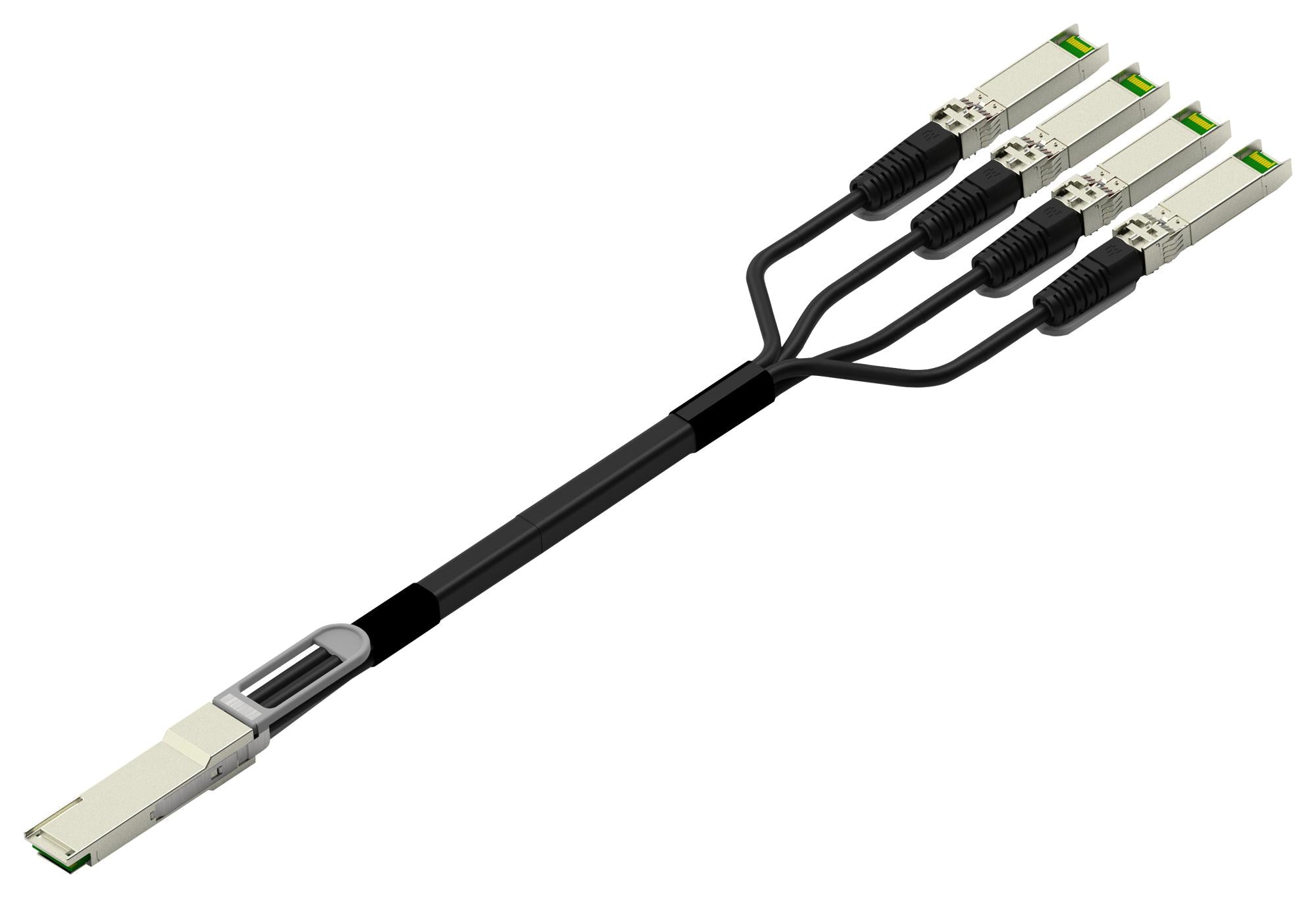 4-2334236-2 COMP CABLE, QSFP+/4X SFP+ 20P PLUG, 1M TE CONNECTIVITY