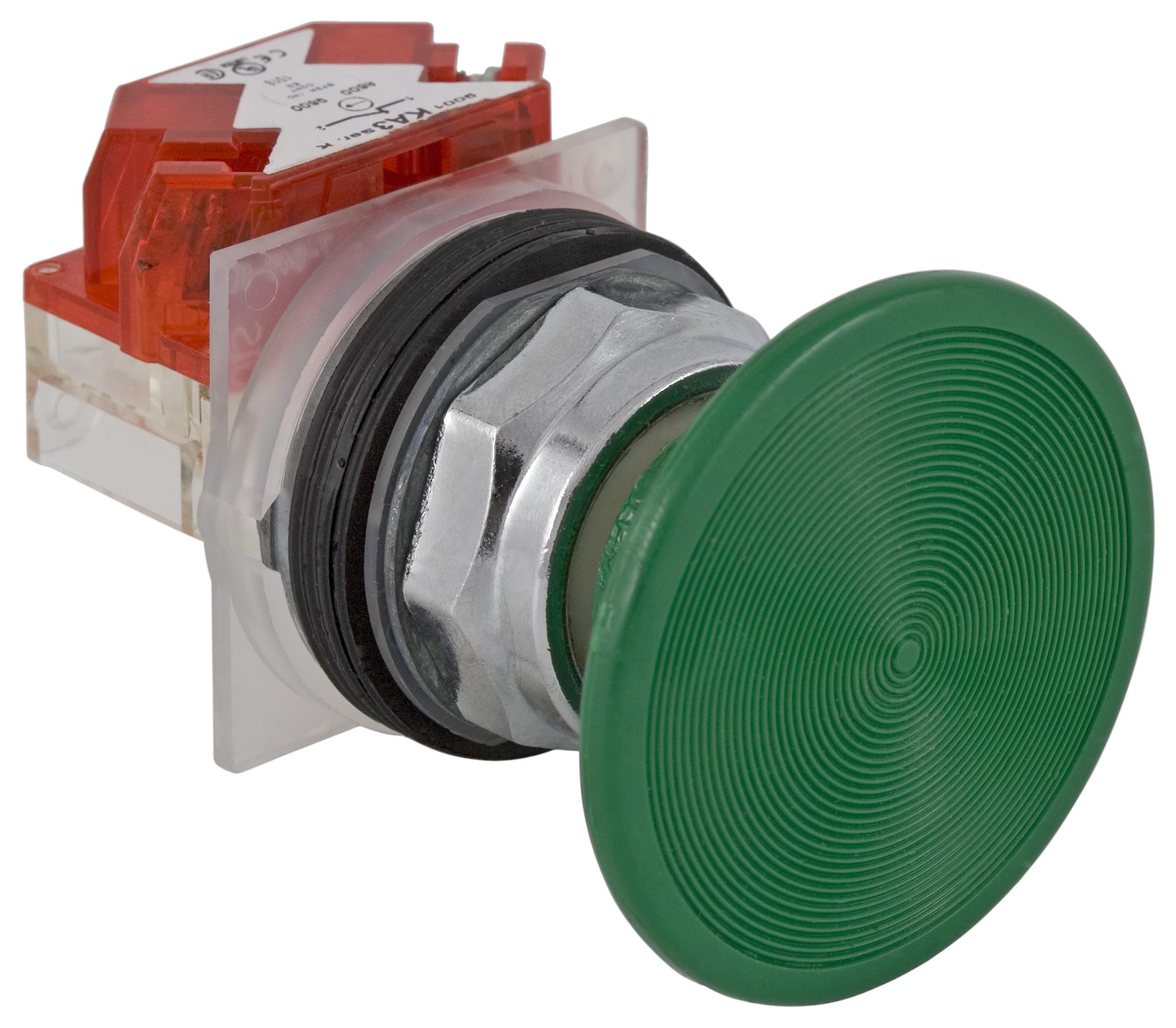 9001KR25G SWITCH ACTUATOR, PUSHBUTTON, GREEN SCHNEIDER ELECTRIC